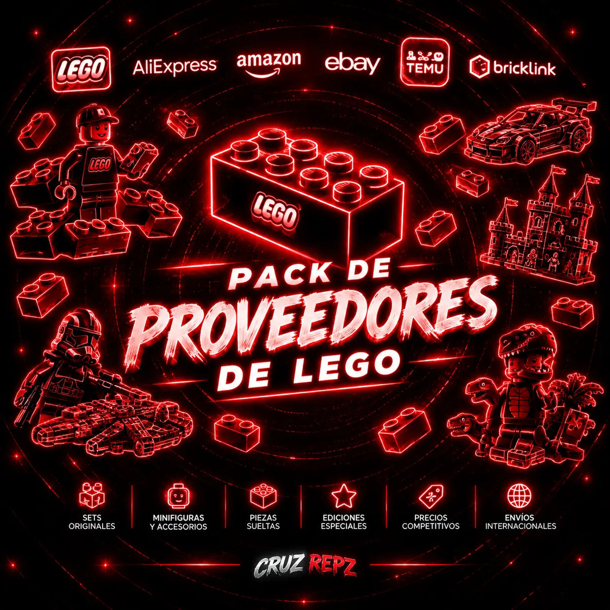 Pack de proveedores de LEGOS