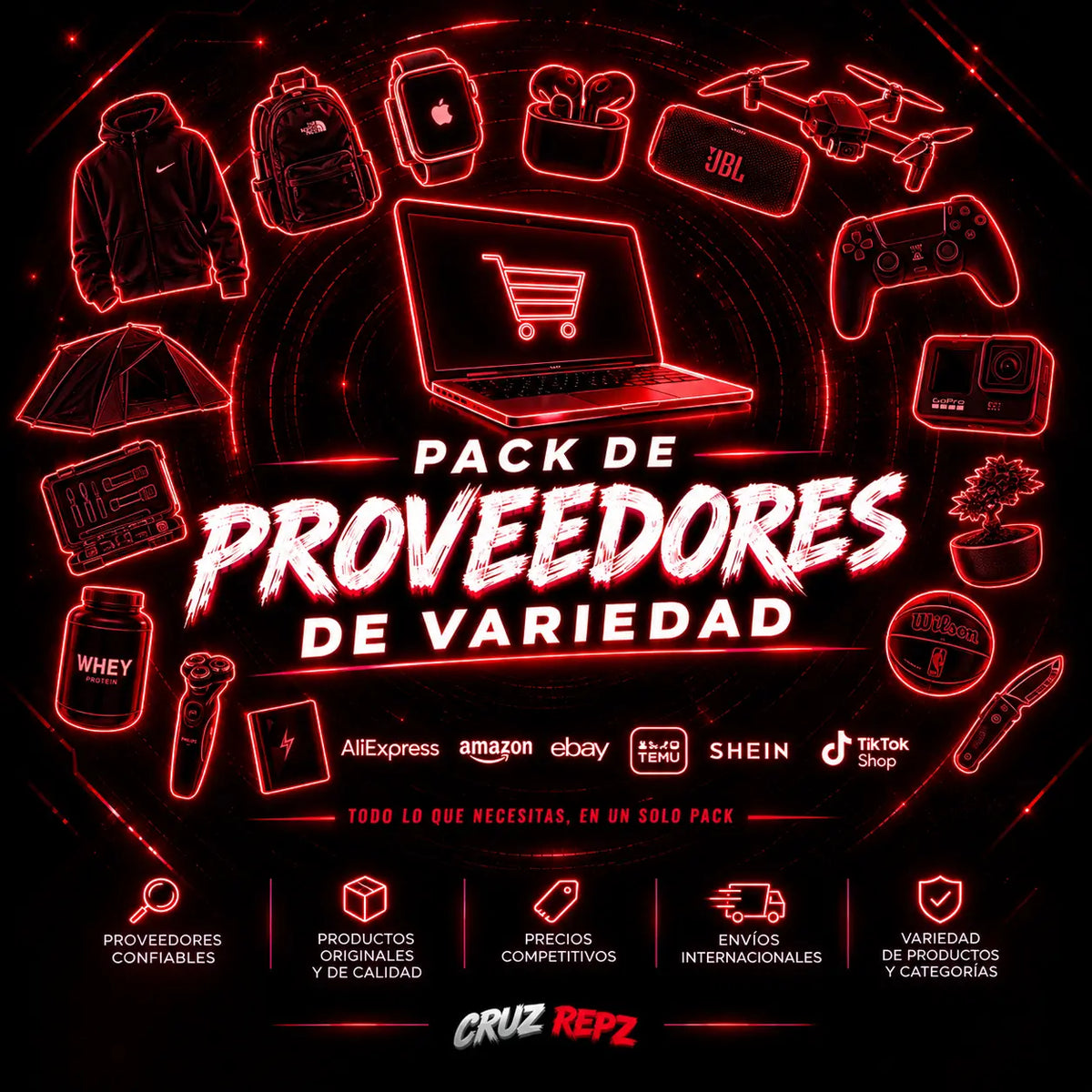 Pack de proveedor con VARIEDAD